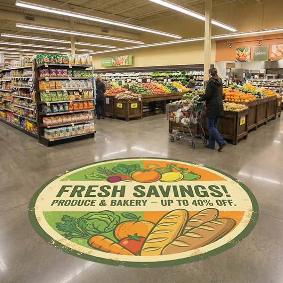 Indoor Floor Graphics by Royal Printing Solutions
